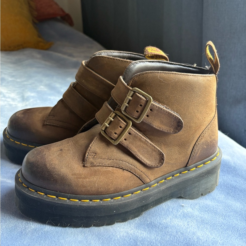 Dr. Martens Devon, Brown Leather - image 1